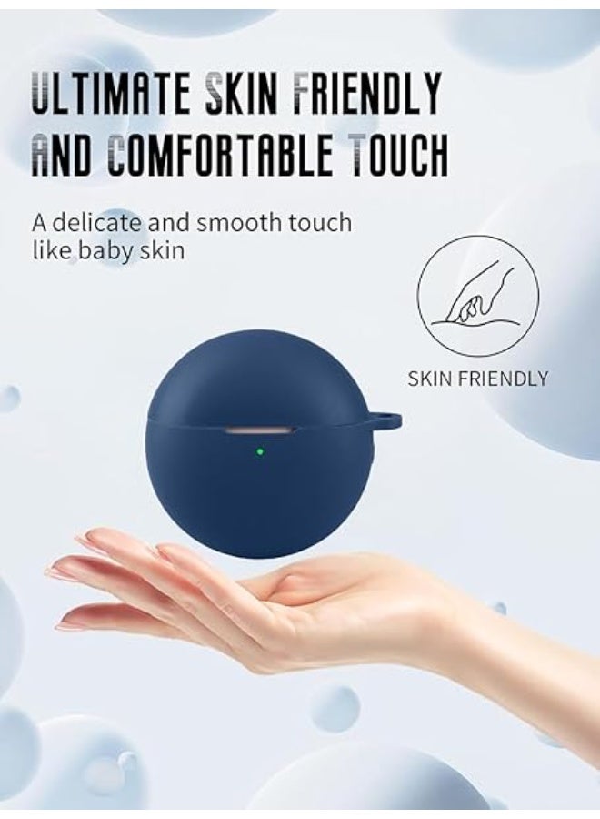 لحافظة Huawei FreeBuds 7i حافظة واقية من السيليكون لحافظة Huawei FreeBuds 7i مع سلسلة مفاتيح كارابينر مضادة للضياع - Image 5